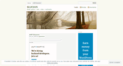 Desktop Screenshot of agpmannon.wordpress.com