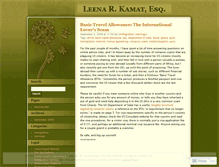 Tablet Screenshot of leenakamat.wordpress.com