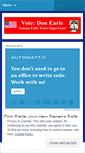 Mobile Screenshot of donearle.wordpress.com
