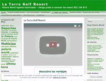 Tablet Screenshot of latorregolfresort.wordpress.com