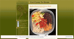 Desktop Screenshot of eatclosetohome.wordpress.com