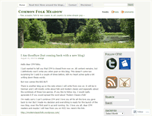 Tablet Screenshot of commonfolkmeadow.wordpress.com