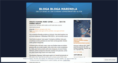 Desktop Screenshot of blogablogamarinela.wordpress.com