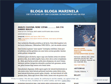 Tablet Screenshot of blogablogamarinela.wordpress.com