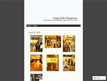 Tablet Screenshot of designstudiomanagement.wordpress.com