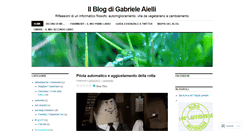 Desktop Screenshot of gabrieleaielli.wordpress.com