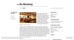 Desktop Screenshot of nobooking.wordpress.com