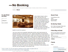 Tablet Screenshot of nobooking.wordpress.com