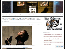 Tablet Screenshot of drnormalblog.wordpress.com