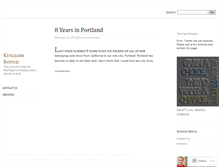 Tablet Screenshot of kingdombound.wordpress.com