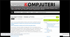 Desktop Screenshot of kompjuteri2011.wordpress.com