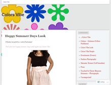 Tablet Screenshot of colorsvibe.wordpress.com