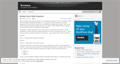 Desktop Screenshot of mbrookman.wordpress.com