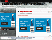 Tablet Screenshot of howardbasketball.wordpress.com