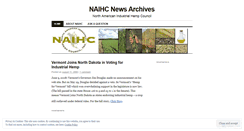 Desktop Screenshot of hempnews.wordpress.com