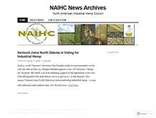 Tablet Screenshot of hempnews.wordpress.com