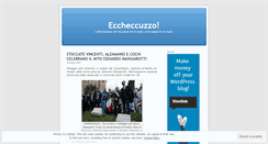 Desktop Screenshot of eccheccuzzo.wordpress.com