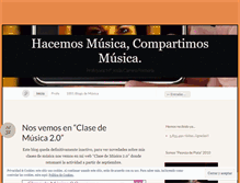 Tablet Screenshot of musicameruelo.wordpress.com
