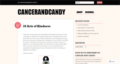 Desktop Screenshot of cancerandcandy.wordpress.com