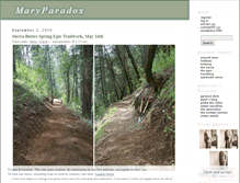 Tablet Screenshot of maryparadox.wordpress.com