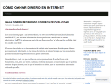 Tablet Screenshot of ganemosdinero2.wordpress.com