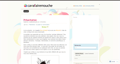 Desktop Screenshot of cavafairemouche.wordpress.com