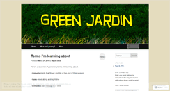 Desktop Screenshot of greenjardin.wordpress.com