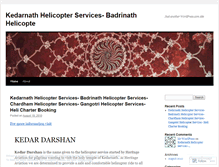 Tablet Screenshot of kedardarshan.wordpress.com