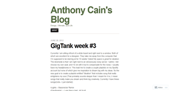 Desktop Screenshot of anthonycain.wordpress.com