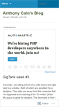 Mobile Screenshot of anthonycain.wordpress.com