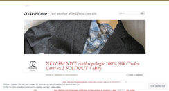 Desktop Screenshot of crewmemo.wordpress.com
