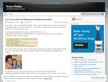Tablet Screenshot of dylanphillips.wordpress.com