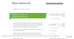 Desktop Screenshot of mejorpostura.wordpress.com