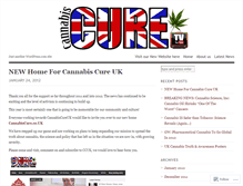 Tablet Screenshot of cannabiscureuk.wordpress.com