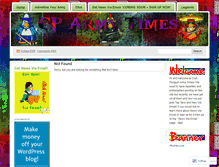 Tablet Screenshot of cparmytimesnews.wordpress.com