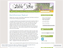 Tablet Screenshot of notablewine.wordpress.com