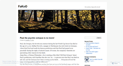 Desktop Screenshot of fakoo.wordpress.com