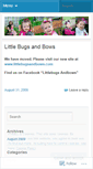 Mobile Screenshot of littlebugsandbows.wordpress.com