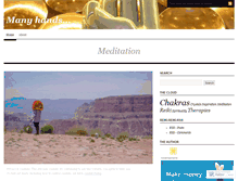 Tablet Screenshot of manyhandsmakelightwork.wordpress.com