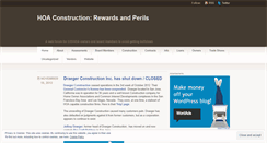 Desktop Screenshot of hoaconstruction.wordpress.com
