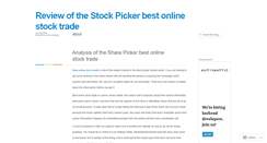 Desktop Screenshot of bestonlinestocktradeforyou.wordpress.com