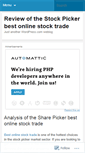 Mobile Screenshot of bestonlinestocktradeforyou.wordpress.com