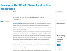 Tablet Screenshot of bestonlinestocktradeforyou.wordpress.com