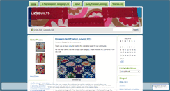 Desktop Screenshot of lizsquilts.wordpress.com