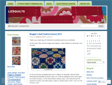 Tablet Screenshot of lizsquilts.wordpress.com
