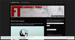 Desktop Screenshot of flammablethings.wordpress.com