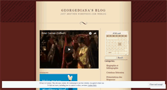 Desktop Screenshot of georgediana.wordpress.com