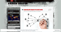 Desktop Screenshot of bloggineducation.wordpress.com