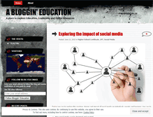 Tablet Screenshot of bloggineducation.wordpress.com