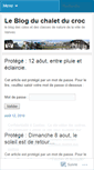 Mobile Screenshot of chaletducroc.wordpress.com